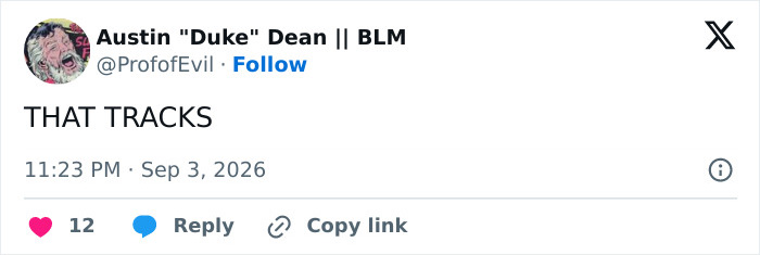 Tweet from Austin Dean saying THAT TRACKS, contributing to the Harry Potter backlash and scandal debate. Tweet from Austin Dean saying THAT TRACKS, contributing to the Harry Potter backlash and scandal debate.