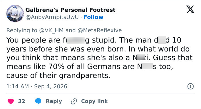 A social media post from Galbrena's Personal Footrest about Harry Potter backlash and scandal. A social media post from Galbrena's Personal Footrest about Harry Potter backlash and scandal.