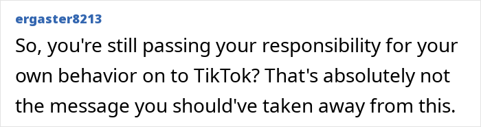 A comment criticizing someone for blaming social media for their open relationship failure A comment criticizing someone for blaming social media for their open relationship failure