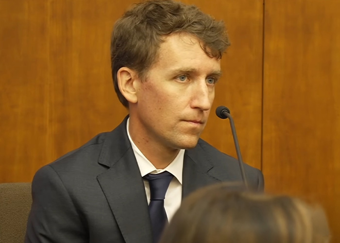 Patrick Clancy in courtroom during hearing on deleted Reddit history Patrick Clancy in courtroom during hearing on deleted Reddit history