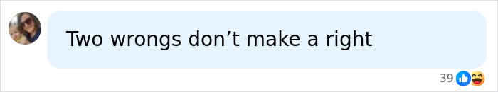 A comment about the first woman to be executed in Tennessee, stating two wrongs don't make a right. A comment about the first woman to be executed in Tennessee, stating two wrongs don't make a right.