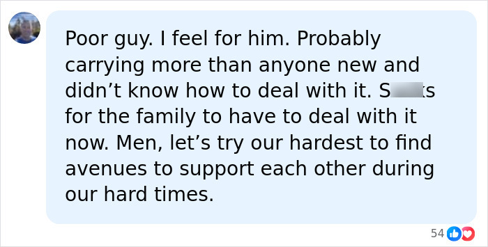 Social media comment offering sympathy for the dad of 3 and his family after the cruise ship incident Social media comment offering sympathy for the dad of 3 and his family after the cruise ship incident