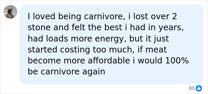 A testimonial describing positive experiences with a carnivore or meat-only diet, including weight loss and energy. A testimonial describing positive experiences with a carnivore or meat-only diet, including weight loss and energy.