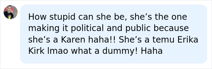Online comment criticizing a sorority sister involved in the sorority sisters lawsuit.