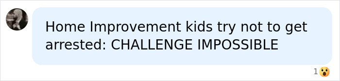 Facebook comment about Home Improvement kids and Jonathan Taylor Thomas' arrest.