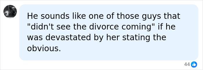 Comment about not seeing the divorce coming in Gisele Bündchen and Tom Brady marriage Comment about not seeing the divorce coming in Gisele Bündchen and Tom Brady marriage