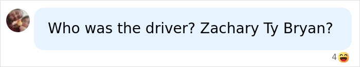 Online comment asking about Zachary Ty Bryan in relation to Jonathan Taylor Thomas' arrest.
