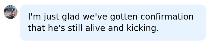 Facebook comment discussing Jonathan Taylor Thomas being alive and kicking.