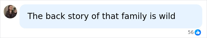 A Facebook comment discussing the wild backstory of the Ohio House Of Horrors family.