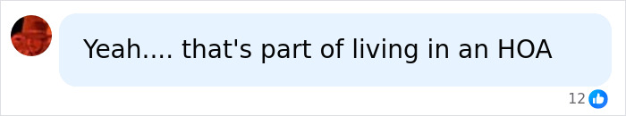 A social media comment on people furious with HOA after they seized and sold a man's home for less than $1K.