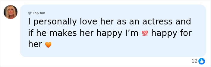 A comment about Katie Holmes being a great actress and being happy for her new boyfriend and name change. A comment about Katie Holmes being a great actress and being happy for her new boyfriend and name change.