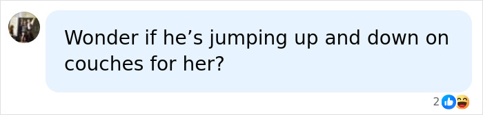 A social media comment referencing Tom Cruise and wondering about Katie Holmes new boyfriend. A social media comment referencing Tom Cruise and wondering about Katie Holmes new boyfriend.
