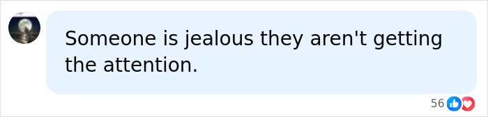 A social media comment speculates that someone disrespected Dolly Parton out of jealousy for attention. A social media comment speculates that someone disrespected Dolly Parton out of jealousy for attention.