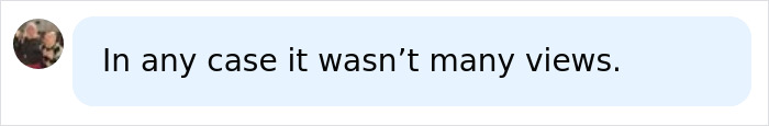 A Facebook comment addressing the low view count of Karoline Leavitt's bedroom blunder incident. A Facebook comment addressing the low view count of Karoline Leavitt's bedroom blunder incident.