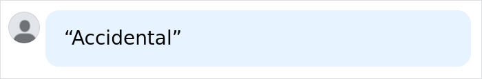 User comment saying Accidental regarding Karoline Leavitt bedroom blunder User comment saying Accidental regarding Karoline Leavitt bedroom blunder