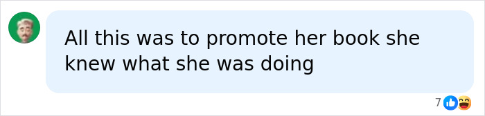 Screenshot of a social media comment about a Harry Potter star promoting her book after a skin remark. Screenshot of a social media comment about a Harry Potter star promoting her book after a skin remark.