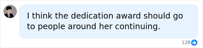 Screenshot of a social media comment discussing the HYROX athlete and the reactions of those around her.