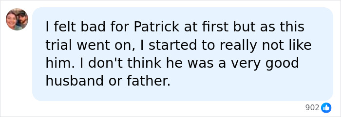 Viewer’s opinion on Patrick Clancy’s character during trial Viewer’s opinion on Patrick Clancy’s character during trial