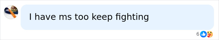 A message of solidarity mentioning MS and keep fighting for Christina Applegate. A message of solidarity mentioning MS and keep fighting for Christina Applegate.