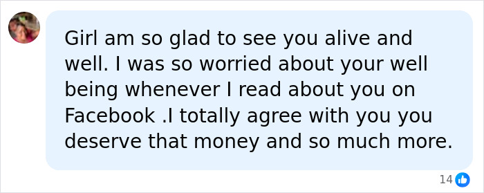 Supportive comment on Gabrielle Henry deserving money after injury Supportive comment on Gabrielle Henry deserving money after injury