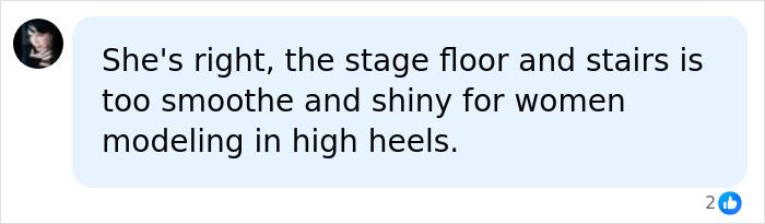 Comment on stage floor safety for Miss Universe Jamaica Gabrielle Henry Comment on stage floor safety for Miss Universe Jamaica Gabrielle Henry