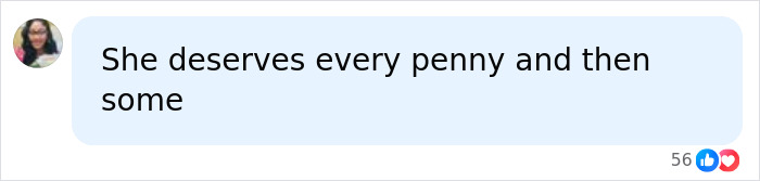 Comment praising Gabrielle Henry deserving every penny after fall Comment praising Gabrielle Henry deserving every penny after fall