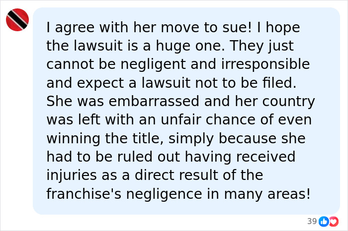 Support for Gabrielle Henry's lawsuit over pageant negligence Support for Gabrielle Henry's lawsuit over pageant negligence