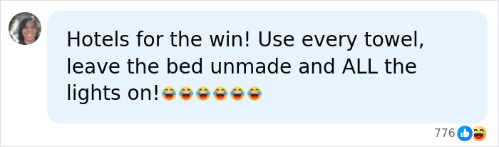 A social media comment advocating for hotels over Airbnb stay, reacting to hosts audacity. A social media comment advocating for hotels over Airbnb stay, reacting to hosts audacity.