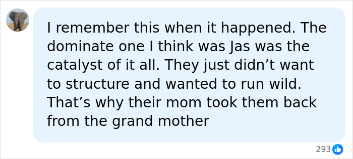 Social media comment about the mother and the ordinary twins from the dark family saga. Social media comment about the mother and the ordinary twins from the dark family saga.