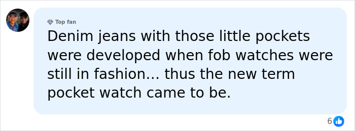 The Tiny Pocket On Jeans Has Always Been A Mystery, But The Truth Behind It Dates Back To The 1800s