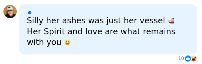 A social media comment regarding a stage actress and eating ashes of a Game of Thrones icon.