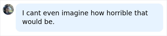 A social media comment conveying how awful Emily Willis's paralyzed and locked-in state would be to experience.
