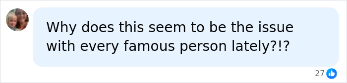 Screenshot of a social media comment asking why substance issues are prevalent with famous people, referencing Hayden Panettiere. Screenshot of a social media comment asking why substance issues are prevalent with famous people, referencing Hayden Panettiere.