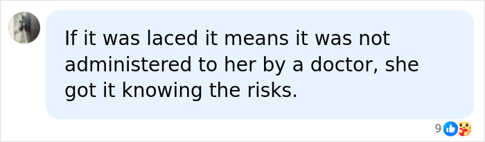 A chat bubble discussing the risks of the substance that likely cost Hayden Panettiere her life. A chat bubble discussing the risks of the substance that likely cost Hayden Panettiere her life.