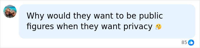 Screenshot of a social media comment: 'Why would they want to be public figures when they want privacy' - a reaction to King Charles letter. Screenshot of a social media comment: 'Why would they want to be public figures when they want privacy' - a reaction to King Charles letter.