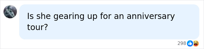 A comment questioning if Erika Kirk is gearing up for an anniversary tour, mocking Charlie's passing. A comment questioning if Erika Kirk is gearing up for an anniversary tour, mocking Charlie's passing.