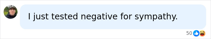 A sarcastic comment about lacking sympathy for Erika Kirk's moments following Charlie's passing. A sarcastic comment about lacking sympathy for Erika Kirk's moments following Charlie's passing.