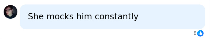 A social media comment states She mocks him constantly, referencing Erika Kirk and Charlie’s passing. A social media comment states She mocks him constantly, referencing Erika Kirk and Charlie’s passing.