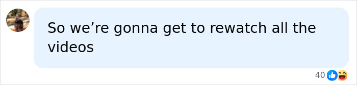 A social media comment asking So we’re gonna get to rewatch all the videos related to Erika Kirk. A social media comment asking So we’re gonna get to rewatch all the videos related to Erika Kirk.