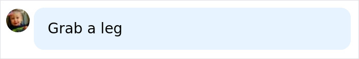 Short comment suggesting tactic in man vs robot fight