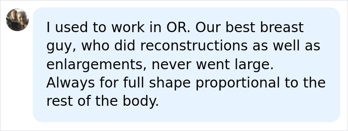 Text box: Surgeons prioritize full, proportional breast shape over size, aligning with the perfect breast shape.