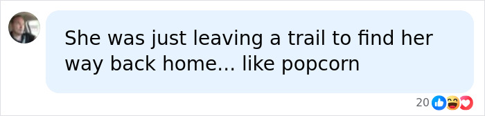 A social media comment discussing the HYROX athlete leaving a trail, like popcorn, during her race consequence.
