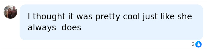 Comment praising Madonna's cool performance style Comment praising Madonna's cool performance style