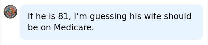 A social media comment about a dad and his wife needing Medicare instead of a cancer fundraiser A social media comment about a dad and his wife needing Medicare instead of a cancer fundraiser