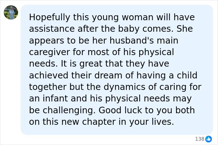 A social media comment discussing the challenges and dreams of TikTok stars announcing pregnancy. A social media comment discussing the challenges and dreams of TikTok stars announcing pregnancy.