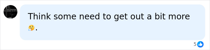 A social media comment suggesting some road users need more outdoor experience, pertaining to the speed camera sign.