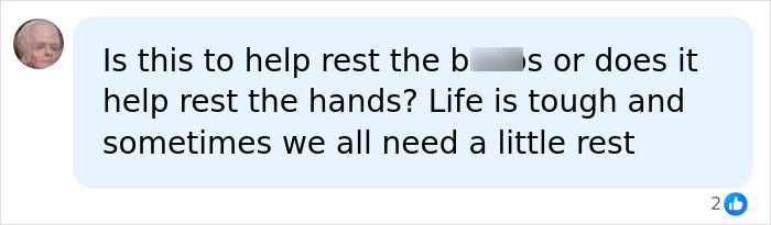 Comment asking if Gen Z pose helps rest hands or fingers and mentions needing rest Comment asking if Gen Z pose helps rest hands or fingers and mentions needing rest