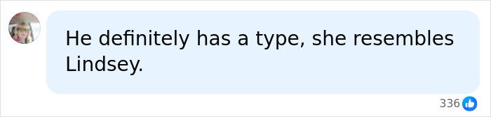 A social media comment noting a resemblance to Lindsey, referring to Patrick Clancy's children's case.