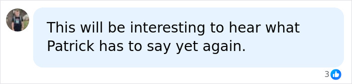 A comment anticipating Patrick Clancy's statements in a new interview after his children's mistrial.