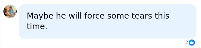 Comment about Patrick Clancy possibly forcing tears in his interview, regarding his children and mistrial.